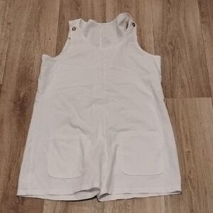 White Sleeveless Jumpsuit